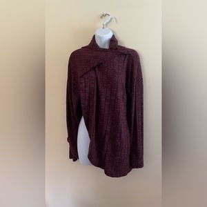 Maternity Drape Front Nursing Blouse